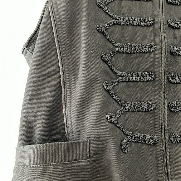 Tripp NYC Black Denim Vest Jacket - Picture 6 of 17